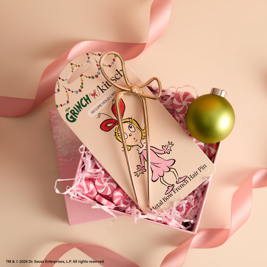The Grinch X Bow French Hair Pin