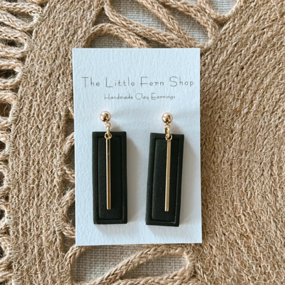 Textured Dangle Earrings