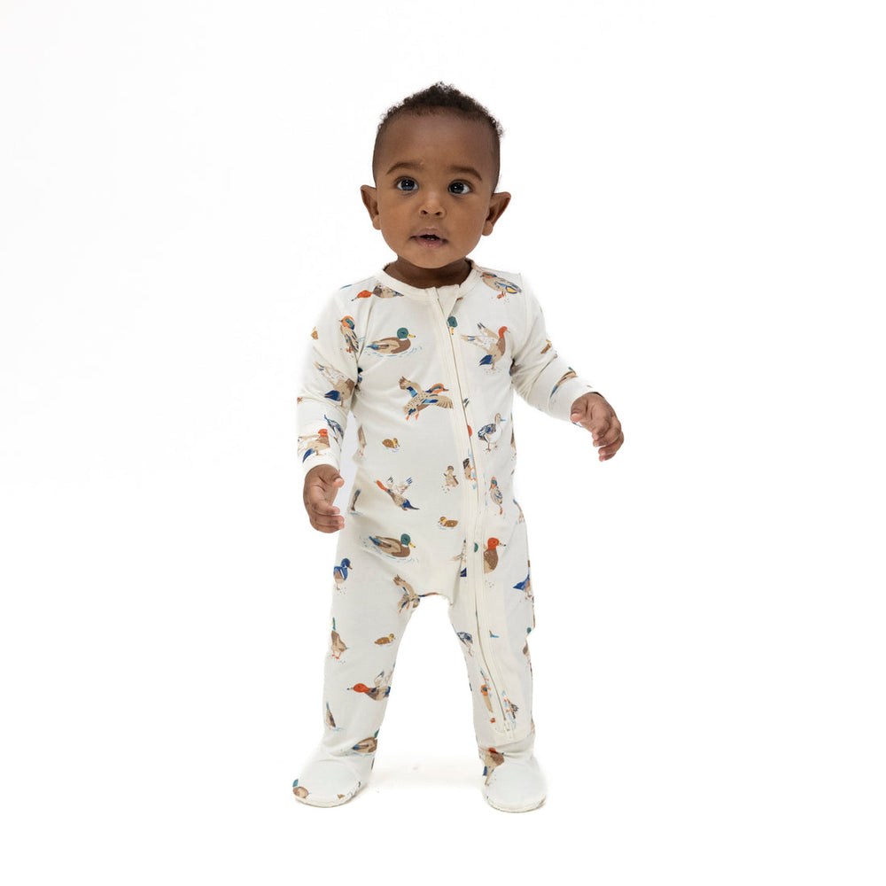 Ducks 2 Way Zipper Footie