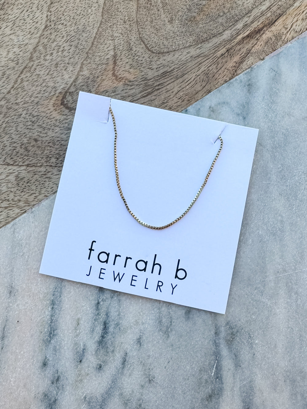 Box Chain Necklace