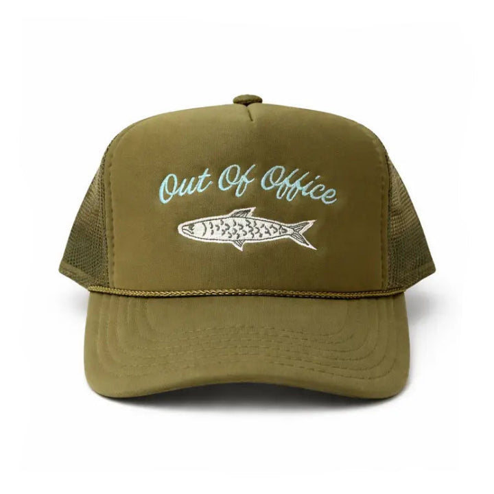 Out Of Office Fishing Trucker  Hat