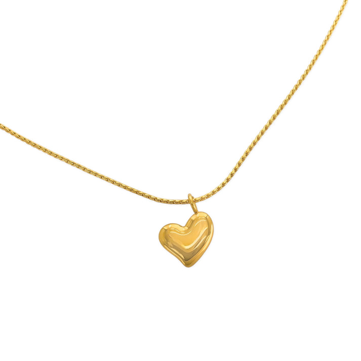 138 Dangle Heart Necklace