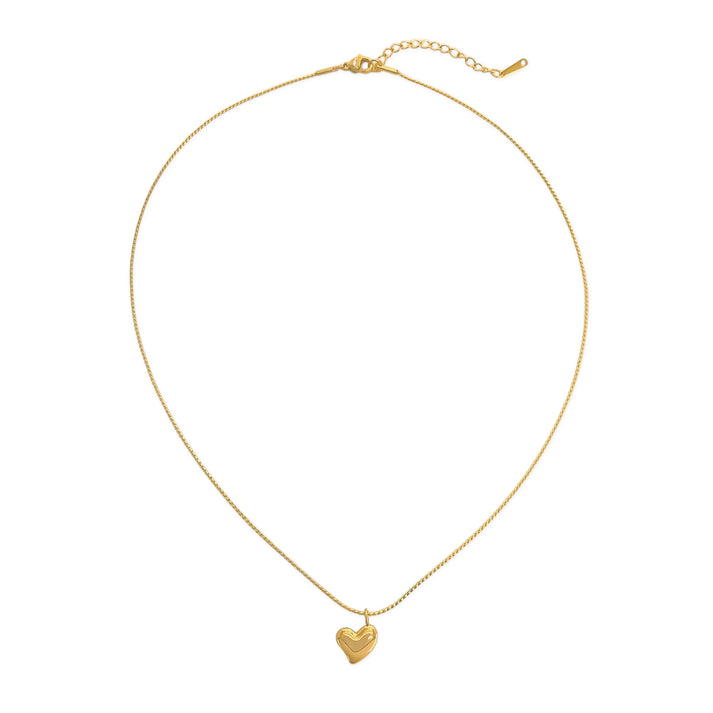 138 Dangle Heart Necklace