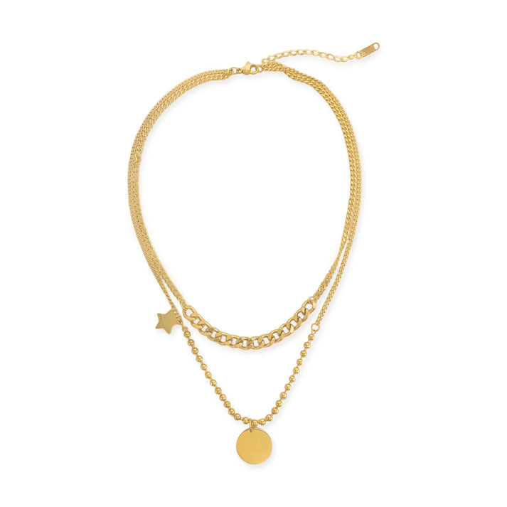 005 Coin Layered Necklace