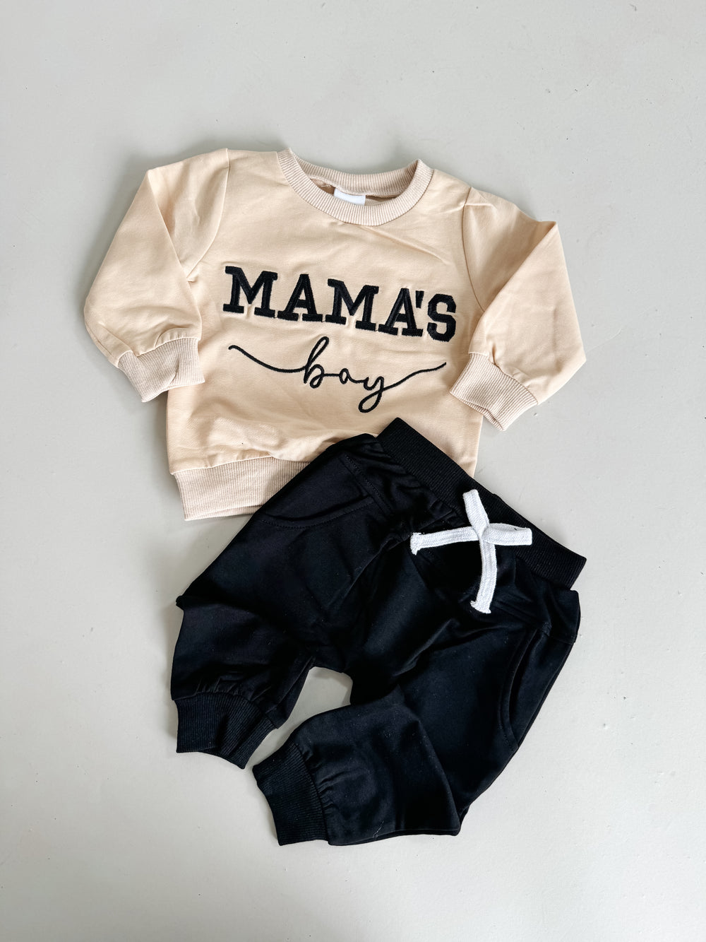 Mama's Boy Embroidered Set