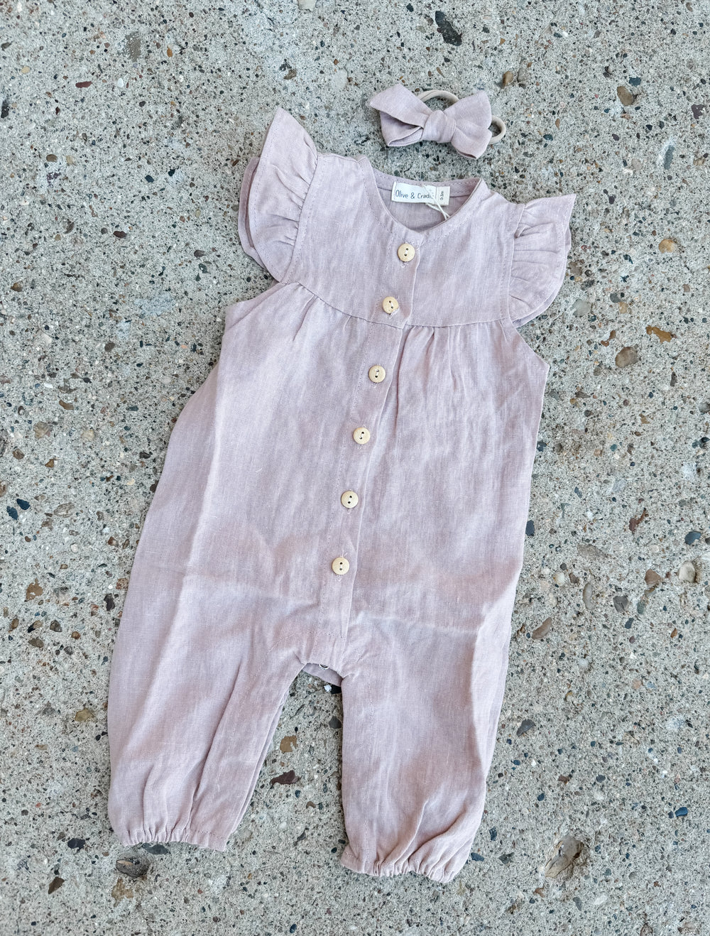 Vintage Pink-Jennifer Romper II