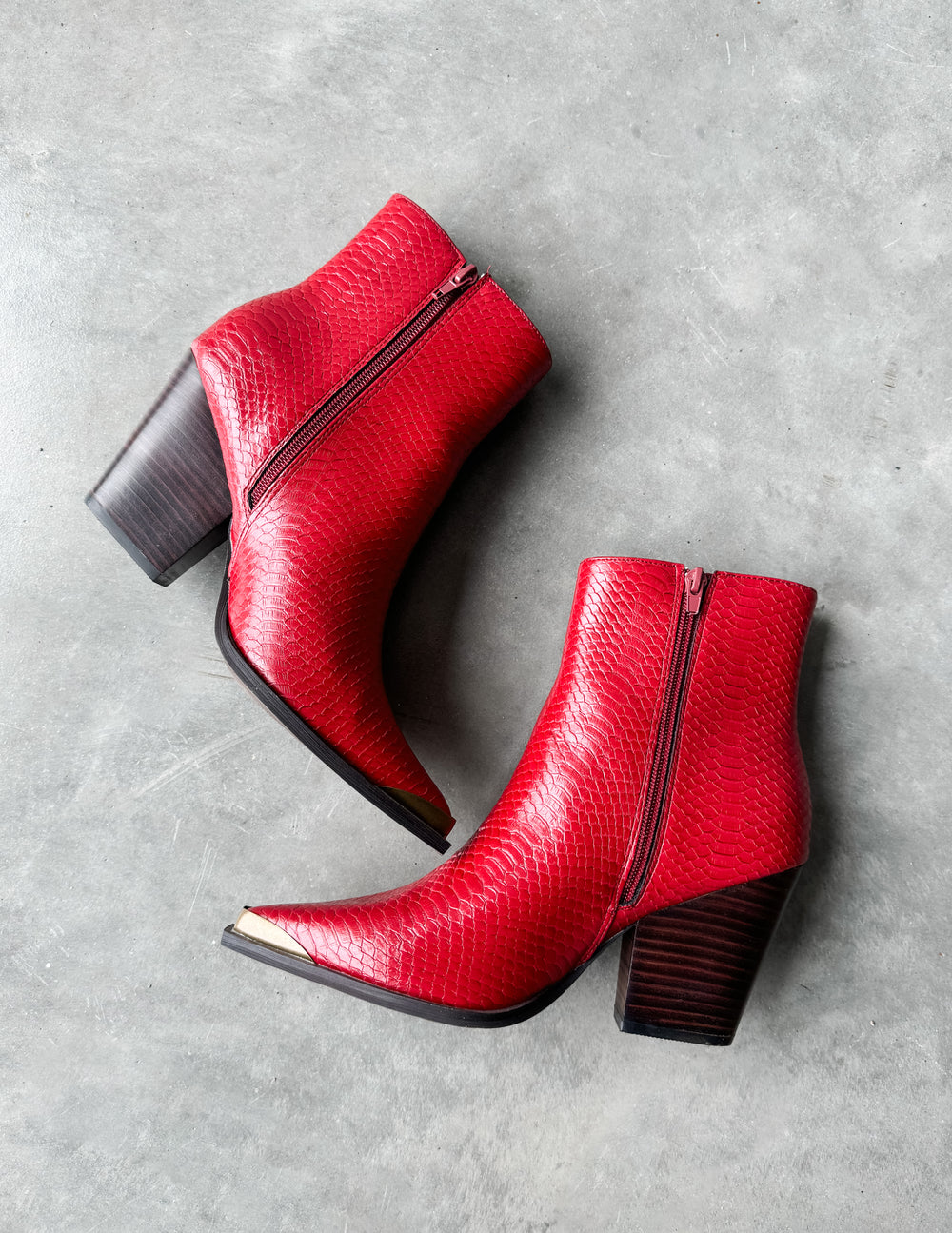 The Frankie Pointed Toe Cap Bootie