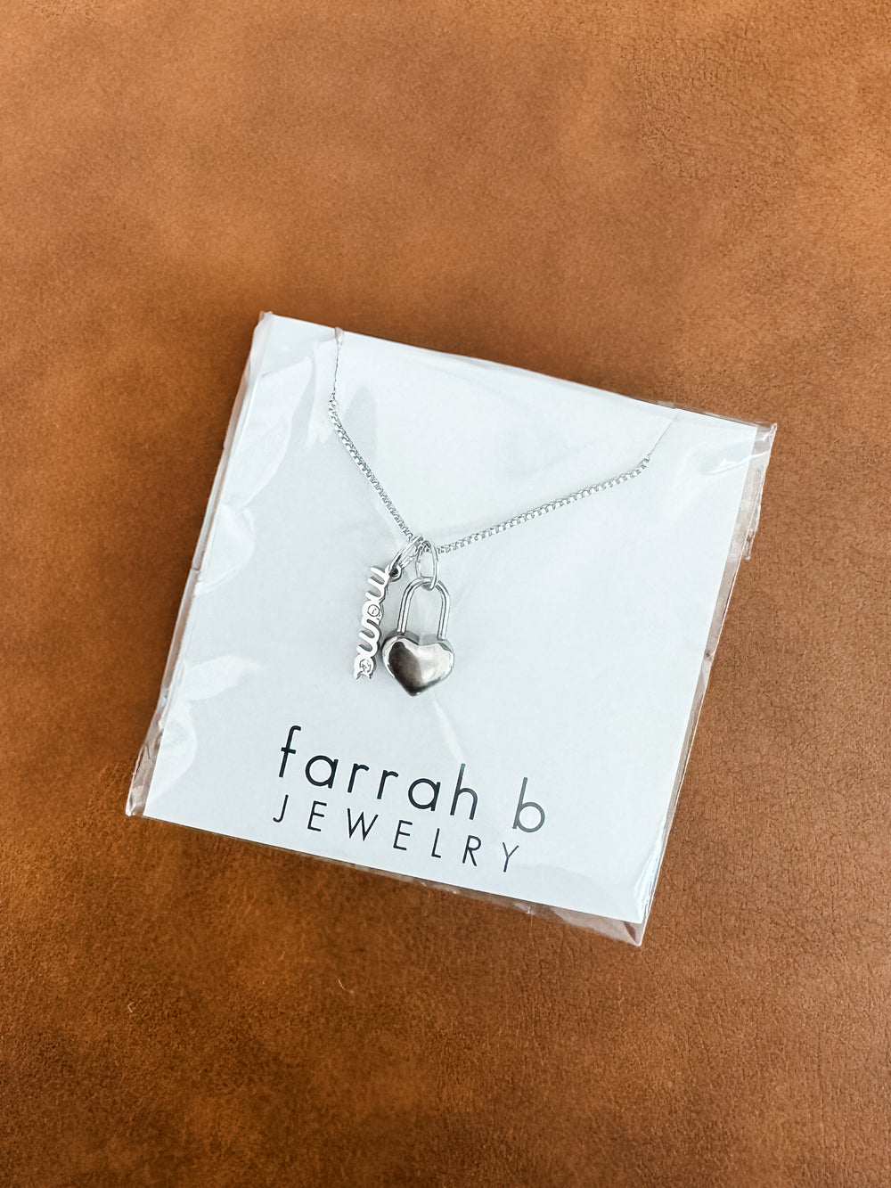 Mama Heart Lock Necklace