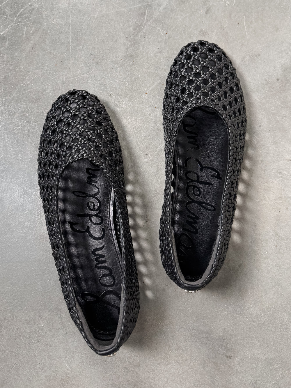 Shira Woven Leather Flats