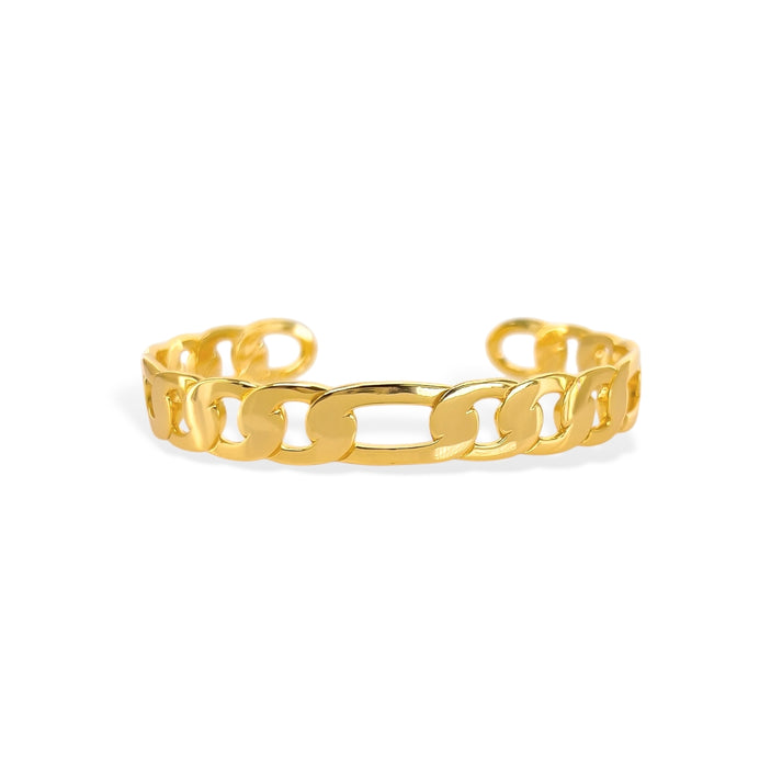 088 Enamel Figaro Chain Cuff