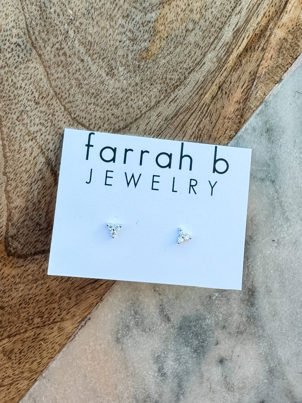 LOVE TRIANGLE Stud Earrings