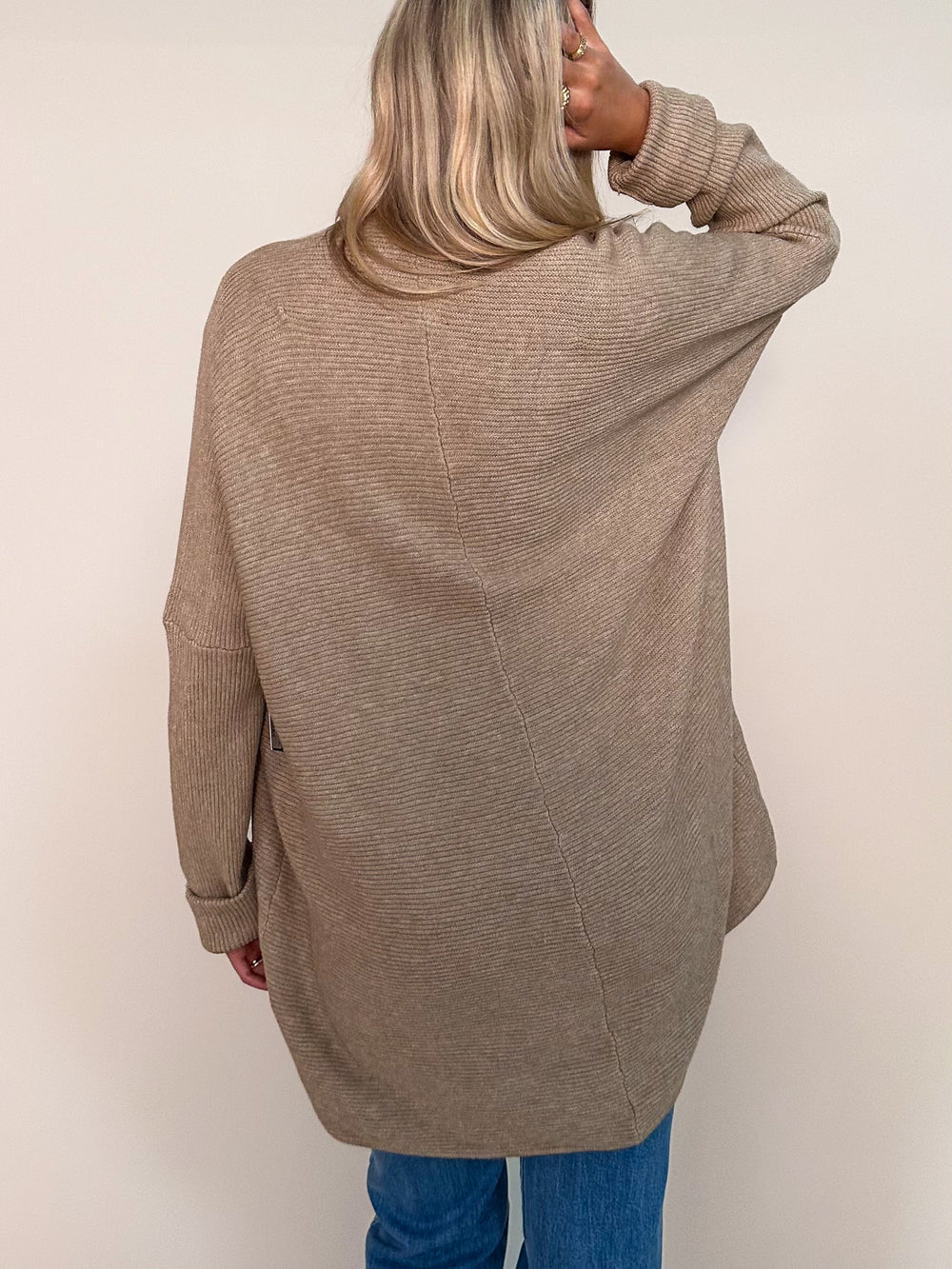 Aziza Long Dolman Sleeve Shawl Neck Robe