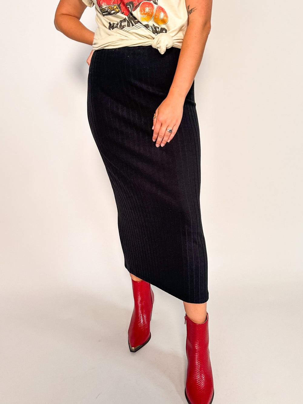 Louisa Rib Skirt