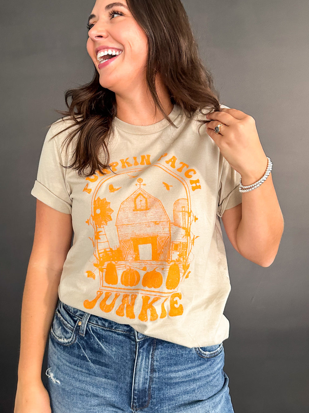 Pumpkin Patch Junkie Graphic Tee