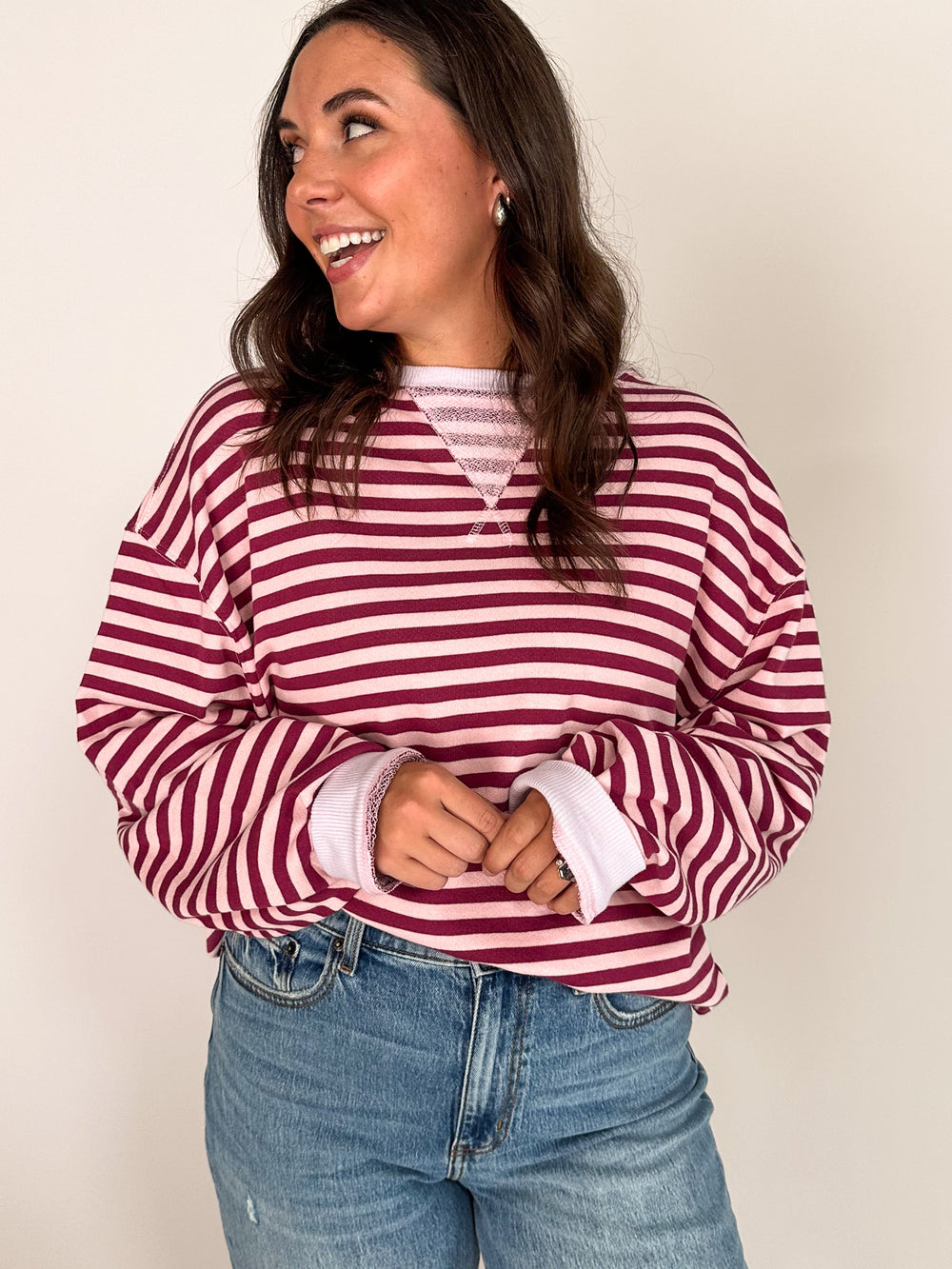 Classic Striped Crew