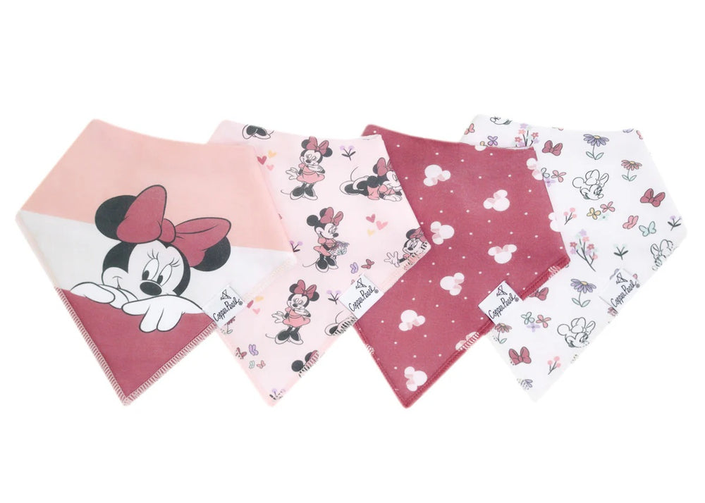 Minnie Mouse Bandana Bibs (4-Pack)