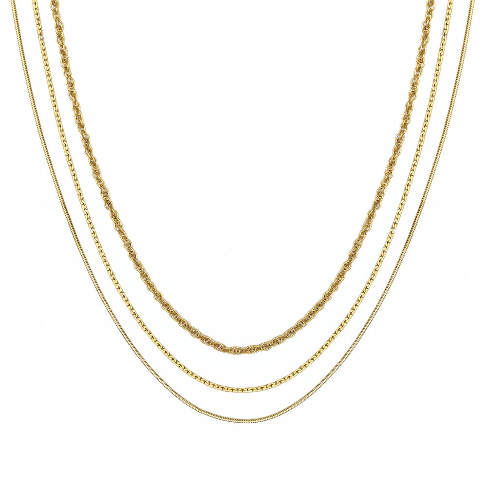 3 in 1 Layer Rope Necklace