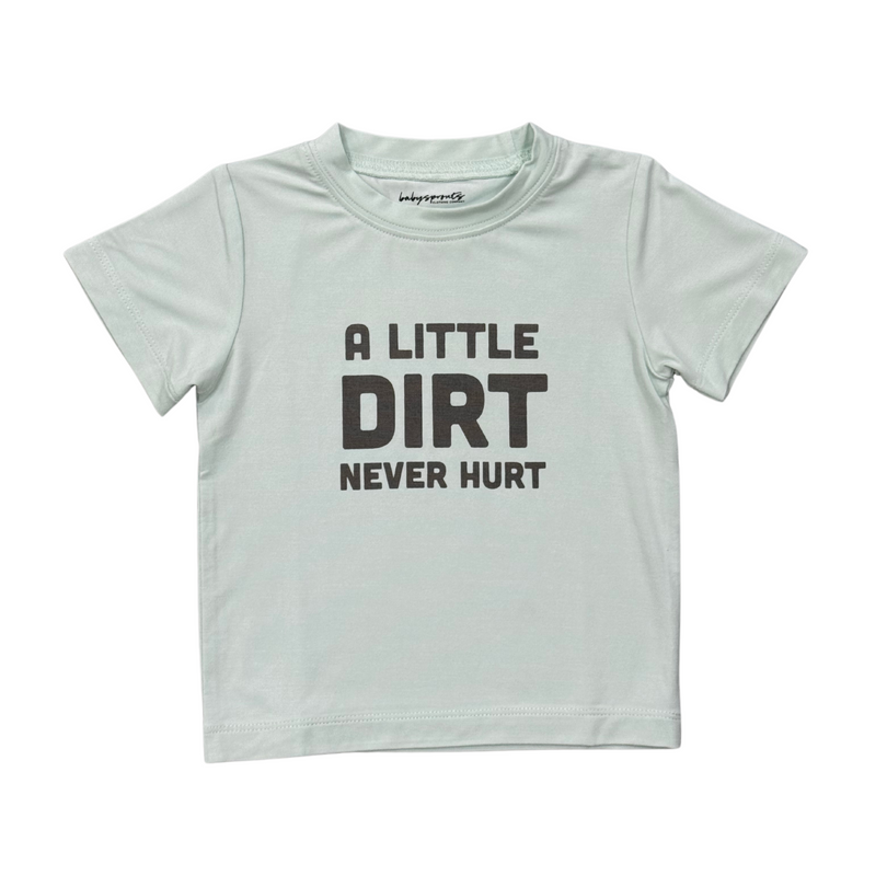 A Little Dirt Never Hurt Boy's Short Sleeve Tee