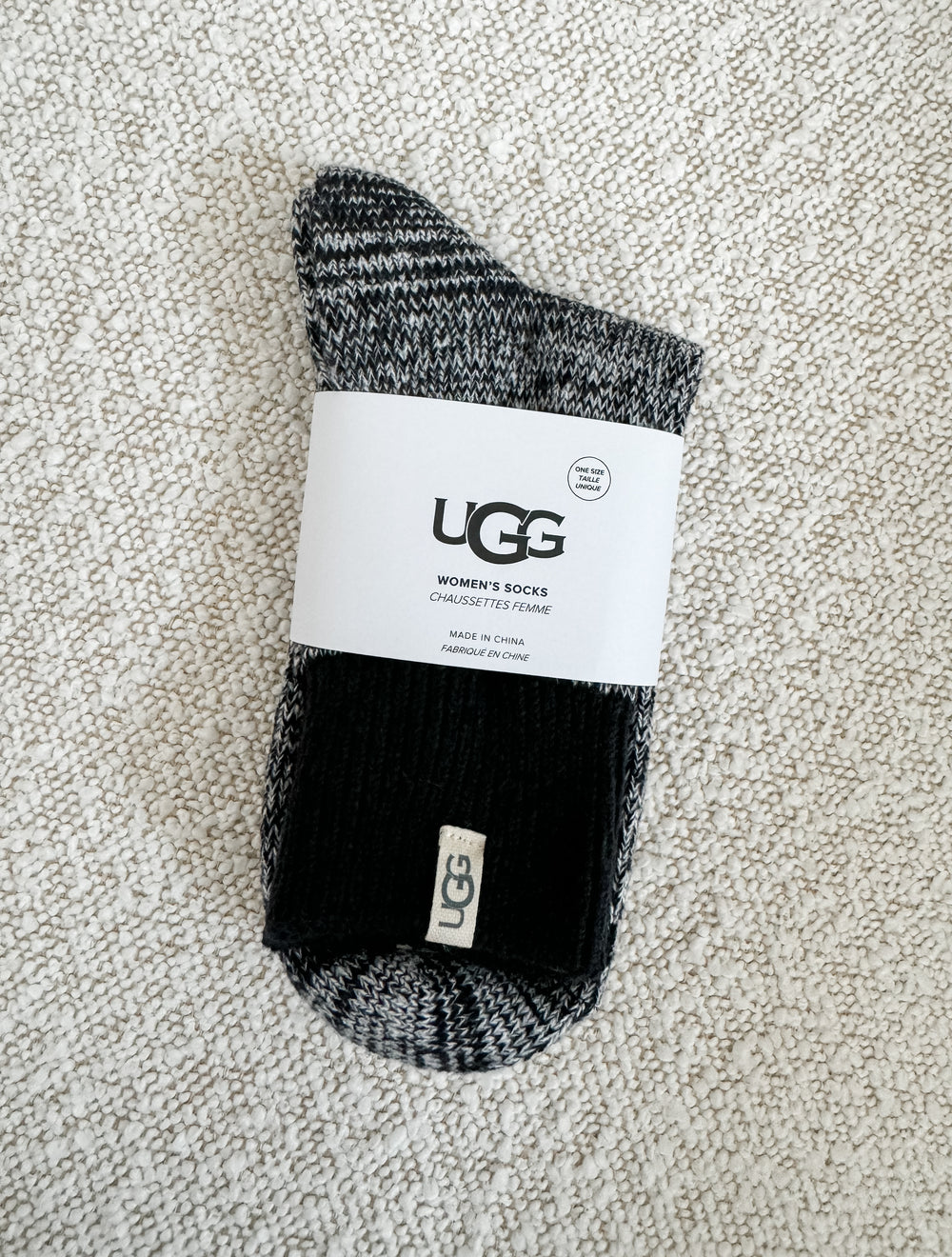 Women's Rib Knit Slouchy Quarter Sock