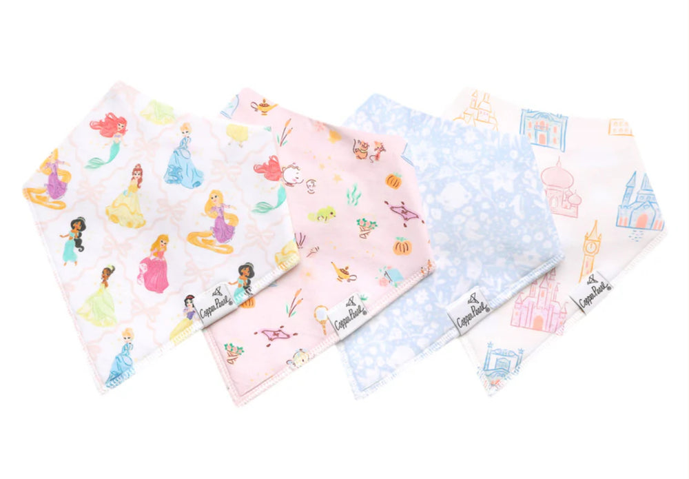 Disney Princess Bandana Bibs (4-Pack)