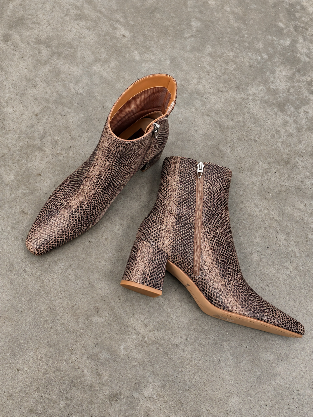 Bayra Embossed Leather Boot