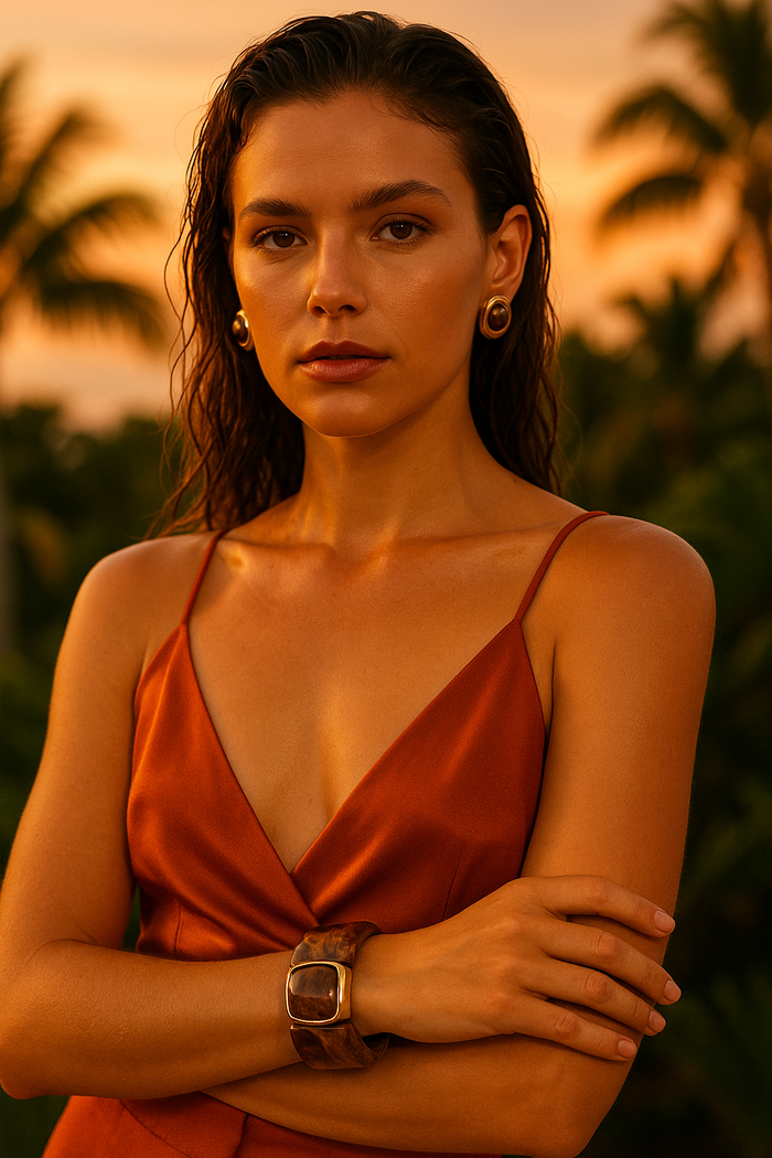 Saylor Tiger Eye Studs