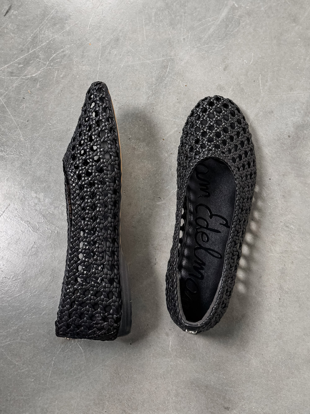 Shira Woven Leather Flats