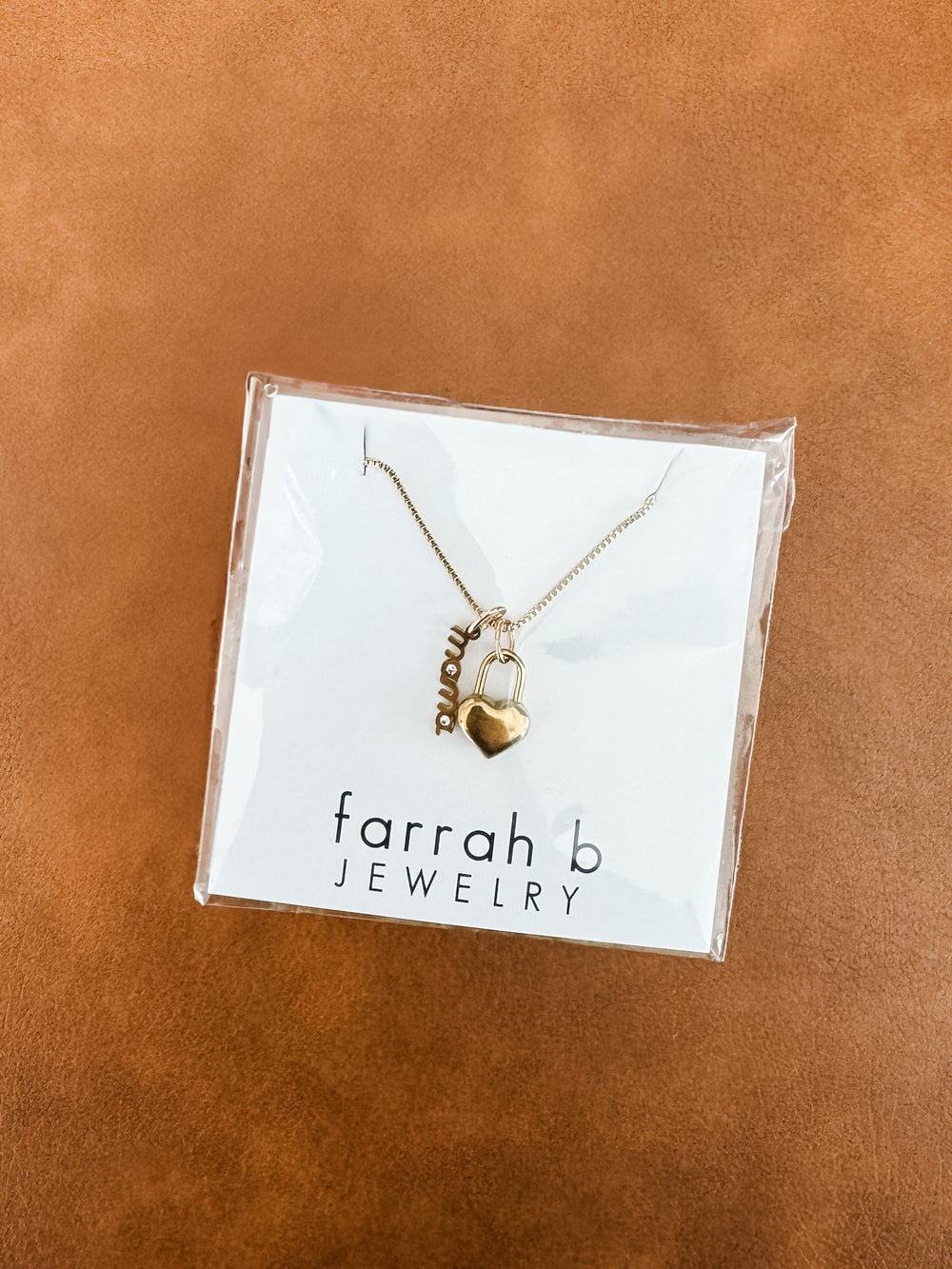 Mama Heart Lock Necklace