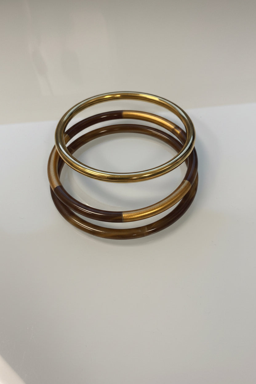 Thin Resin 3 Pack Bracelets