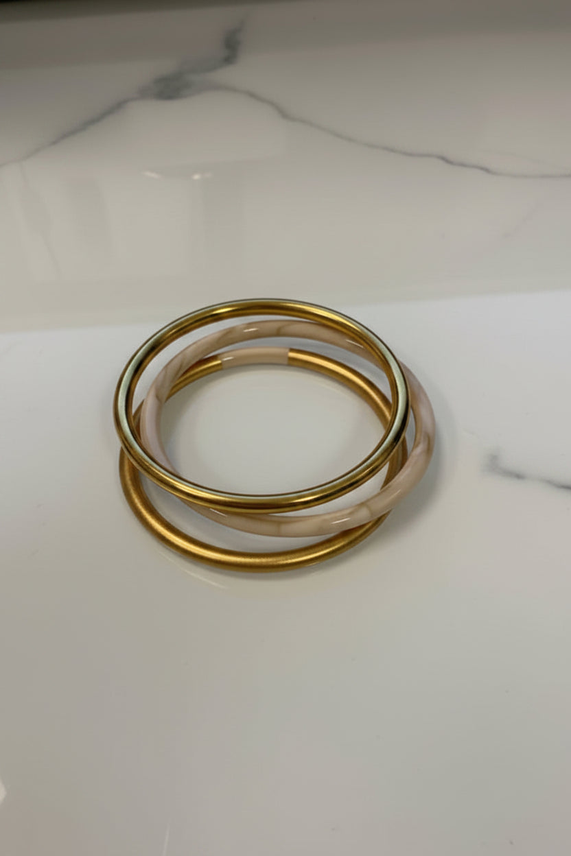 Thin Resin 3 Pack Bracelets