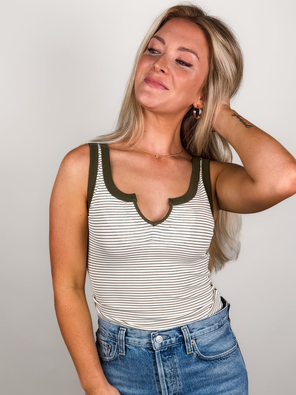 Taxi Lights Stripe Tank