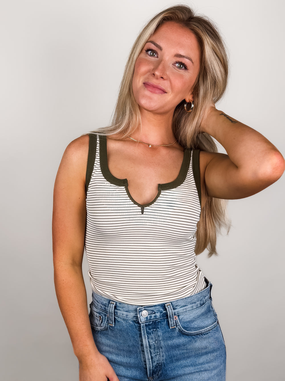 Taxi Lights Stripe Tank