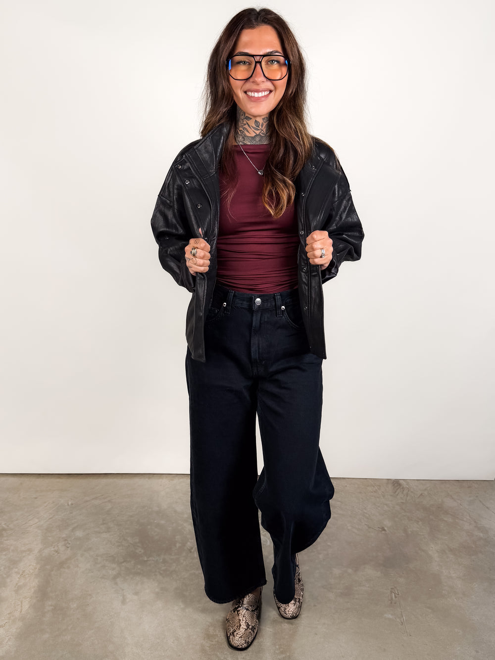 Kick A Little Dust Up Leather Jacket