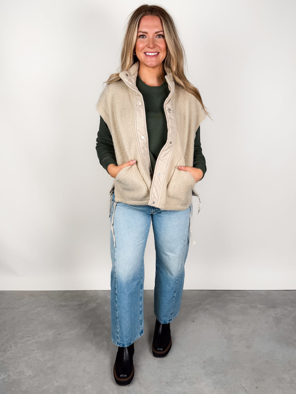 I Live In Shy Town Vest Jacket