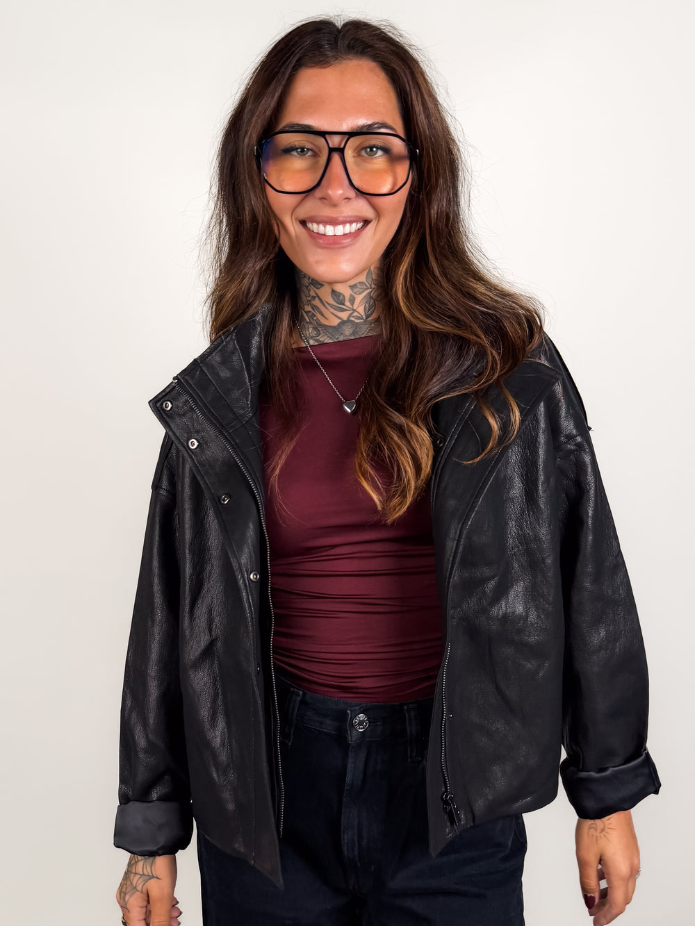Kick A Little Dust Up Leather Jacket