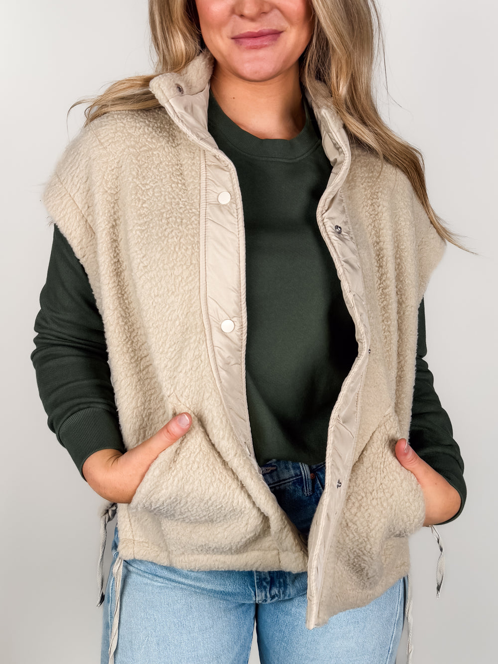 I Live In Shy Town Vest Jacket