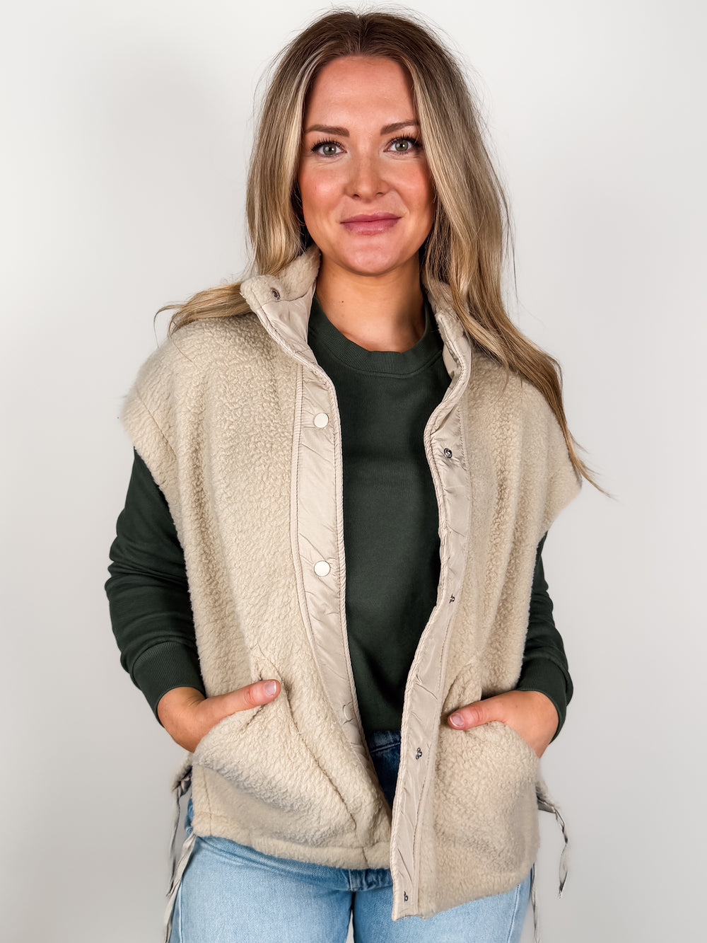 I Live In Shy Town Vest Jacket