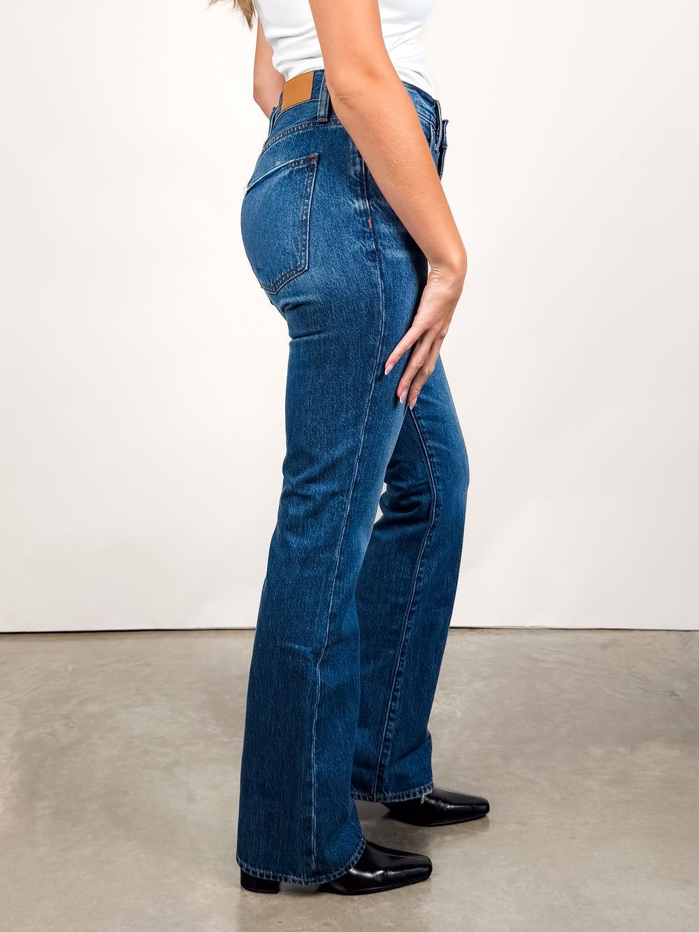 Dakota High Rise Authentic Bootcut in Midnight Haze