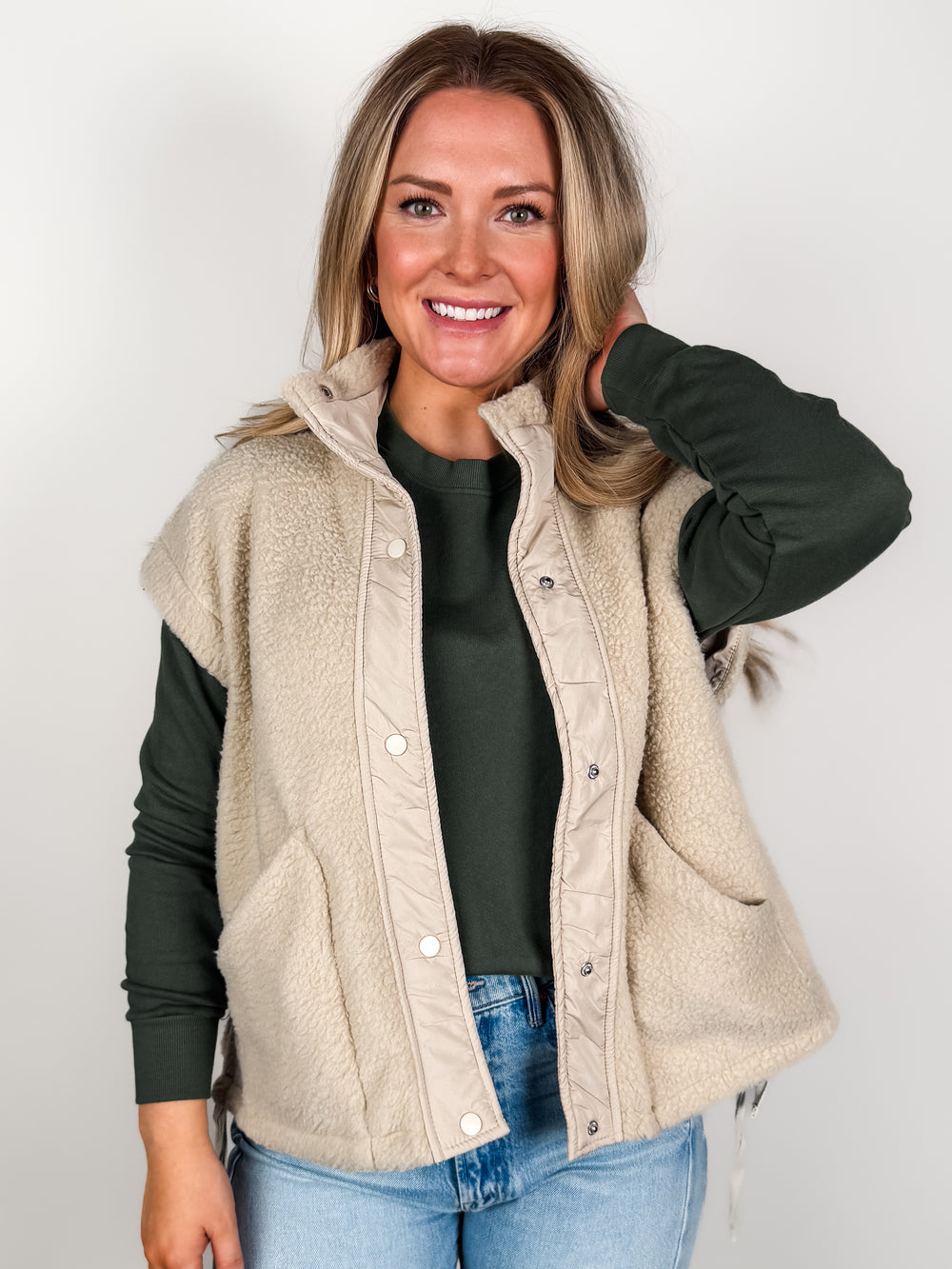 I Live In Shy Town Vest Jacket