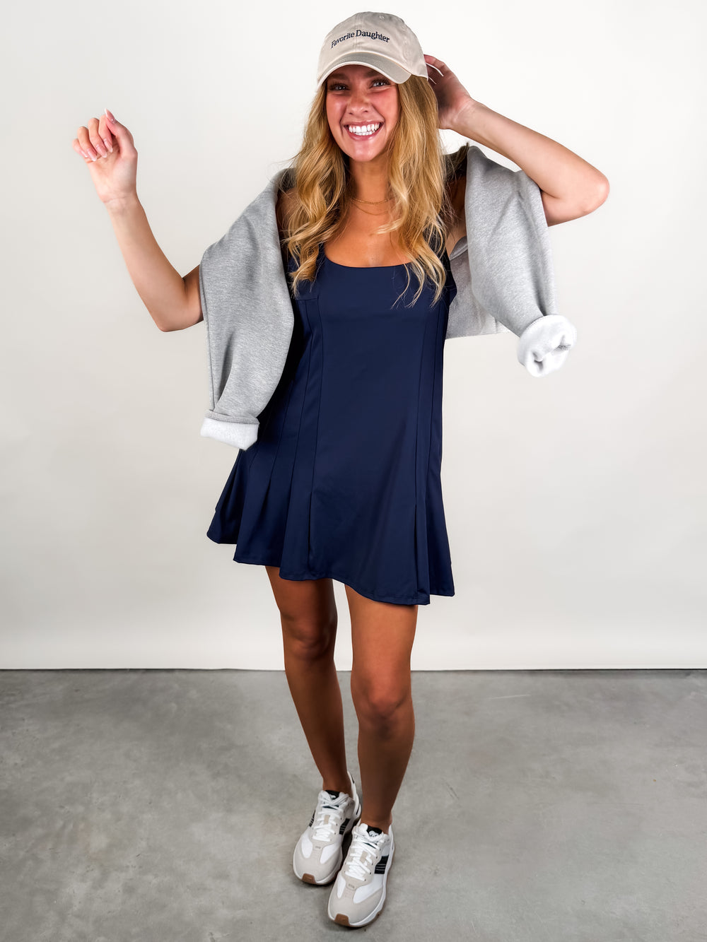 Mavis Second Skin Sport Pleated Mini Dress