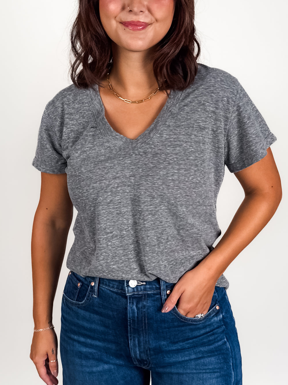 Hendrix V Neck Tee Essentials