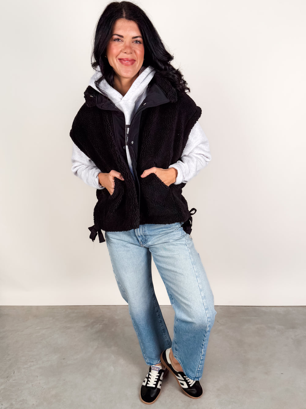 Passed A Stranger Sherpa Vest Jacket