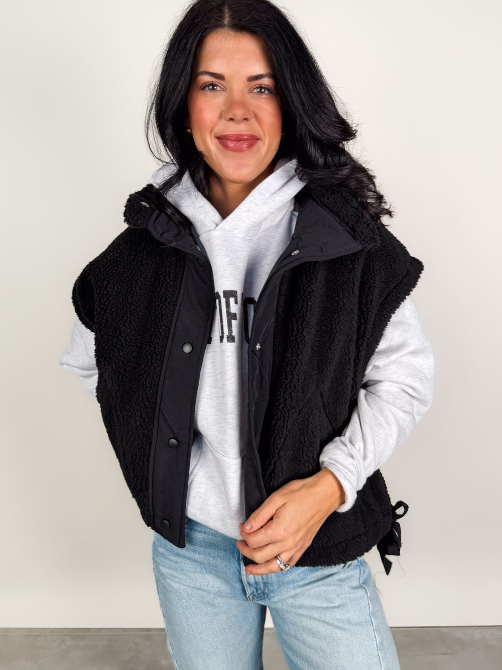 Passed A Stranger Sherpa Vest Jacket