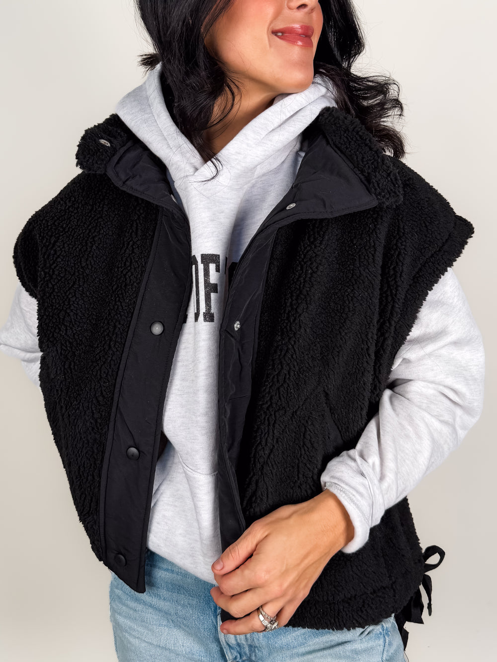 Passed A Stranger Sherpa Vest Jacket