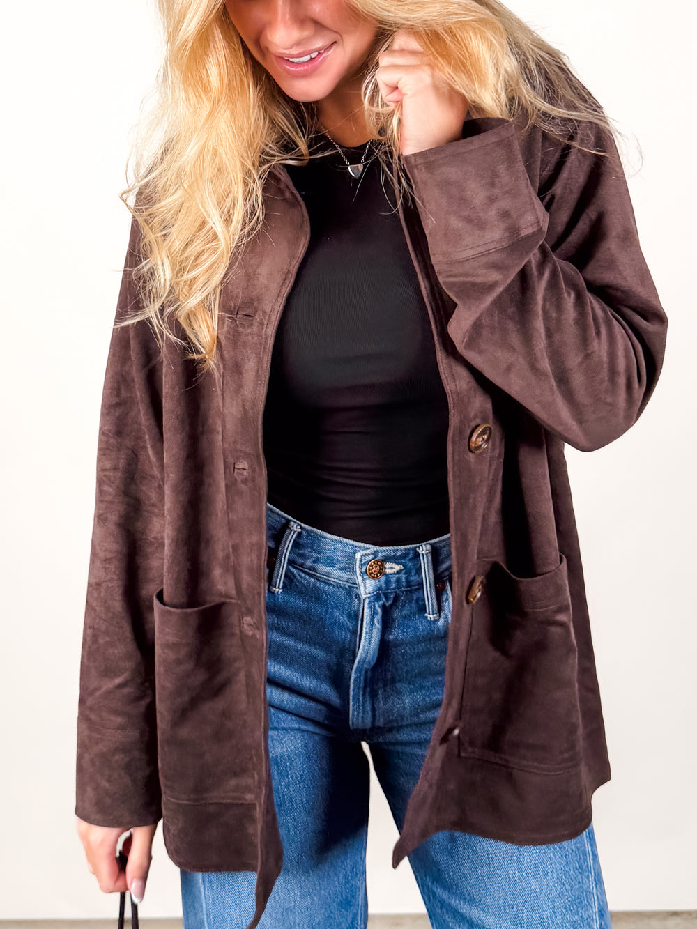 Decker Suede Chore Coat