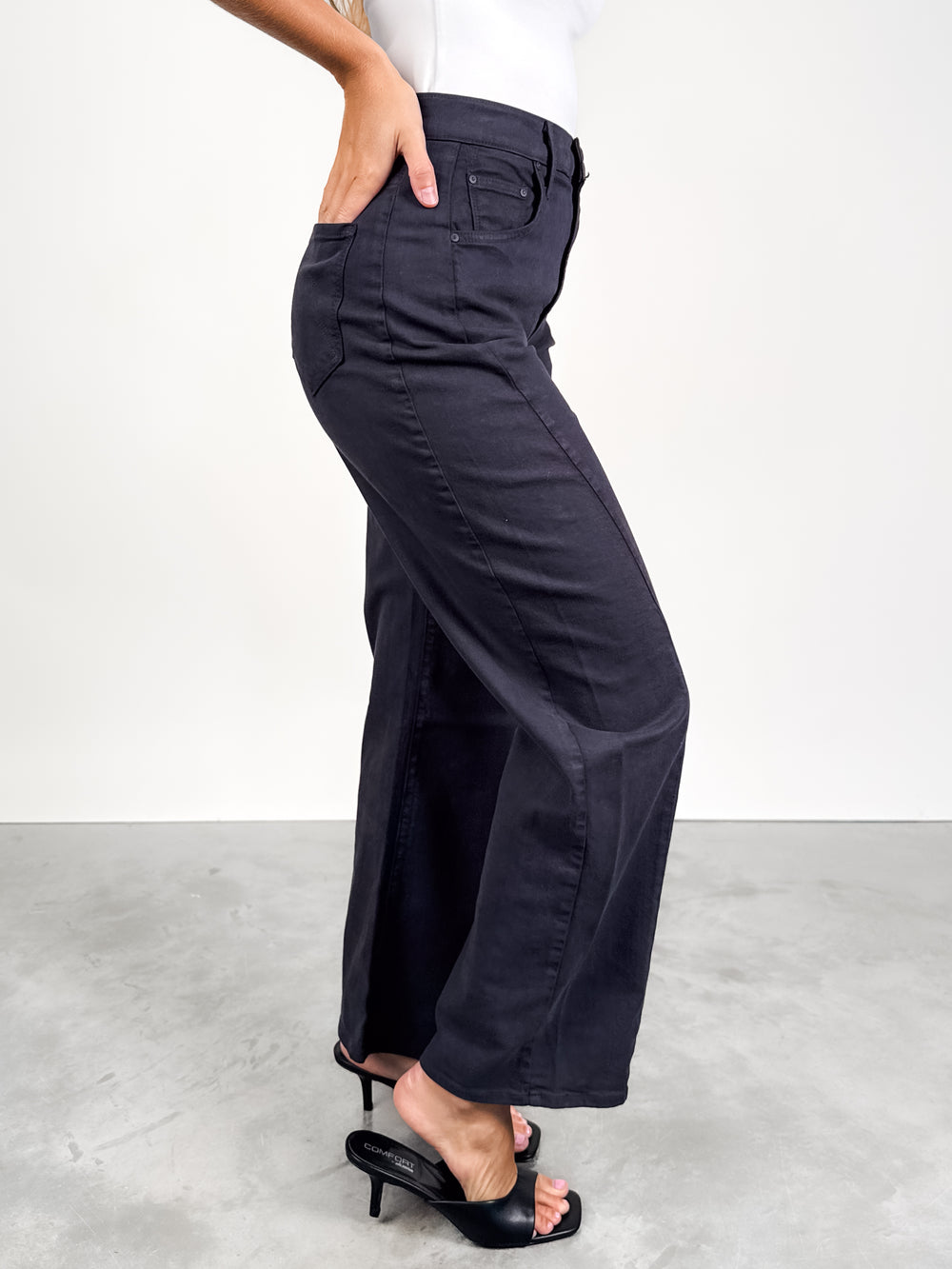 The Half-Pipe Flood in Faded Black