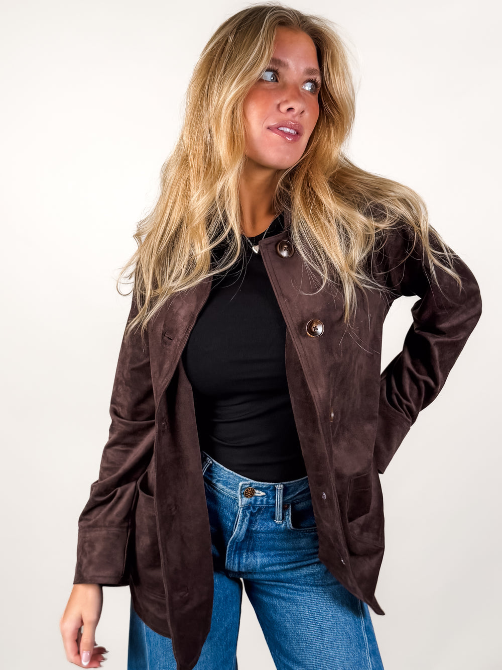 Decker Suede Chore Coat