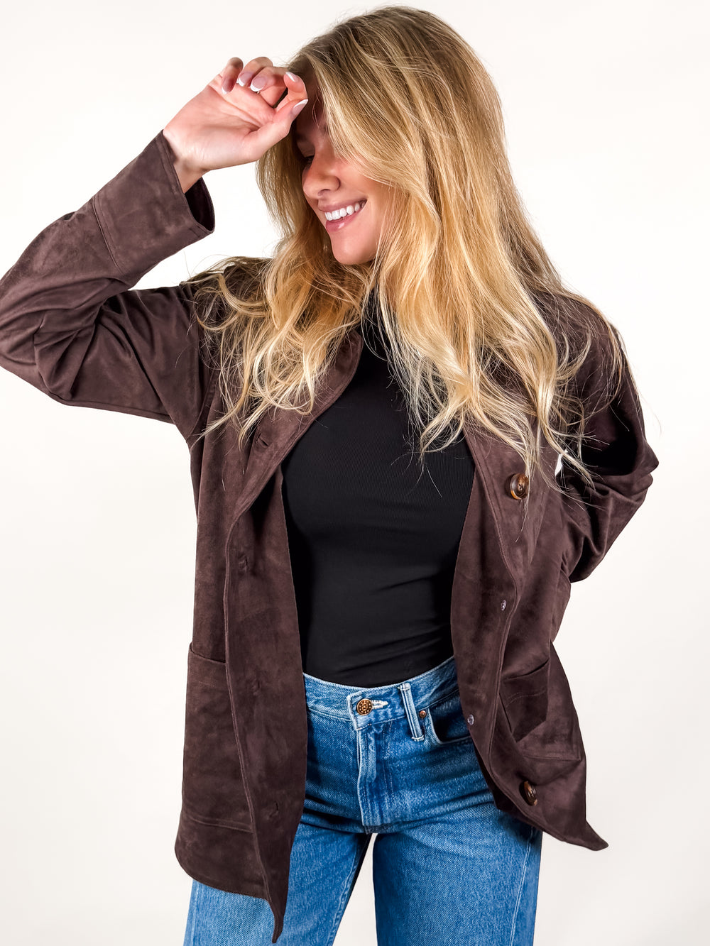 Decker Suede Chore Coat