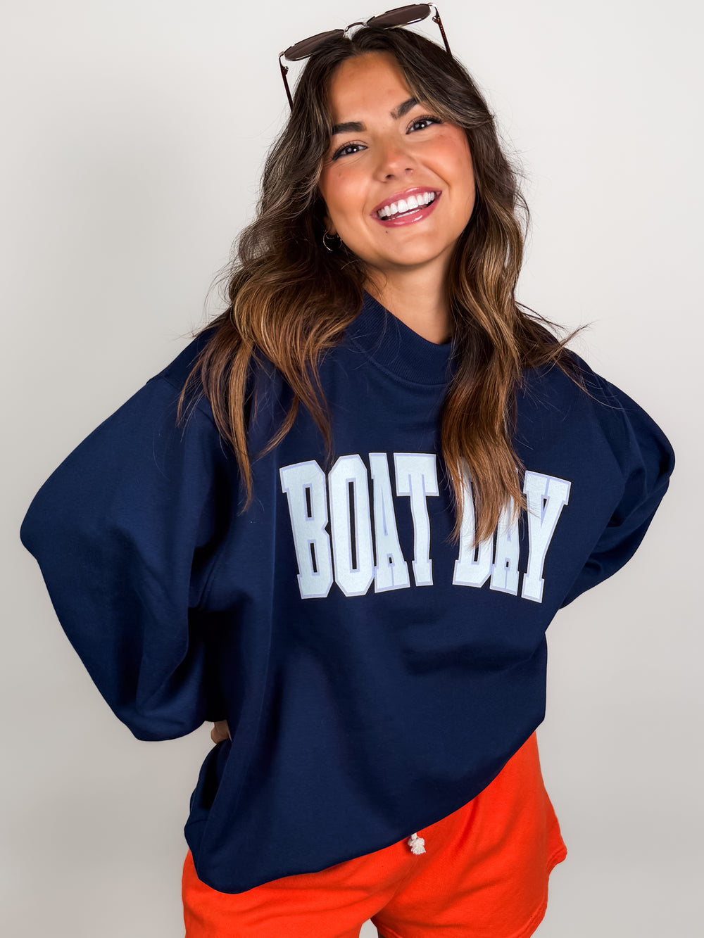 Boat Day Mockneck