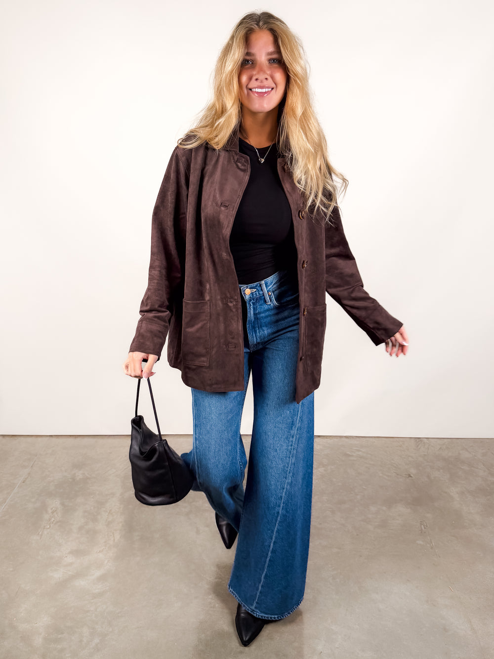 Decker Suede Chore Coat